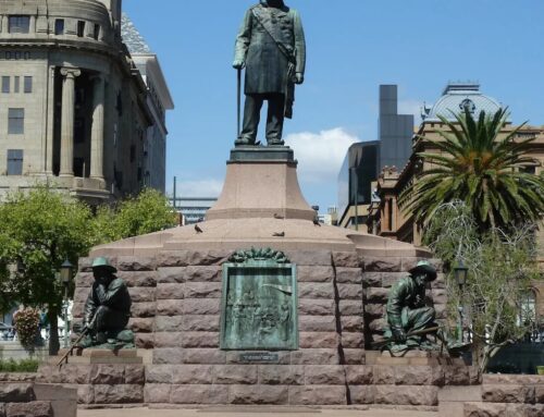 Ewebeeld van Krugermonument in Orania